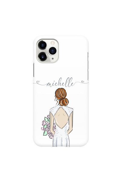 APPLE - iPhone 11 Pro Max - 3D Snap Case - Bride To Be Redhead II. Dark