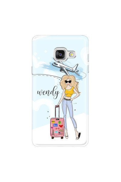 SAMSUNG - Galaxy A3 2017 - Soft Clear Case - Travelers Duo Blonde