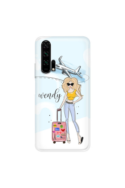 HONOR - Honor 20 Pro - Soft Clear Case - Travelers Duo Blonde