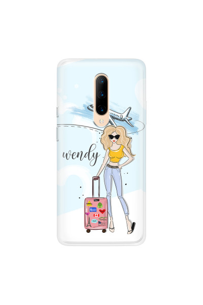 ONEPLUS - OnePlus 7 Pro - Soft Clear Case - Travelers Duo Blonde