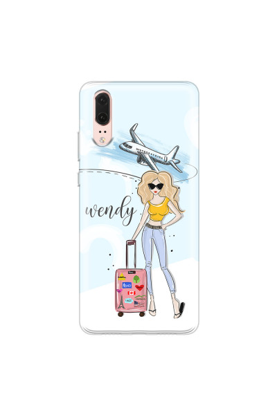 HUAWEI - P20 - Soft Clear Case - Travelers Duo Blonde
