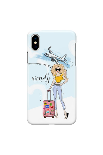 APPLE - iPhone X - 3D Snap Case - Travelers Duo Blonde