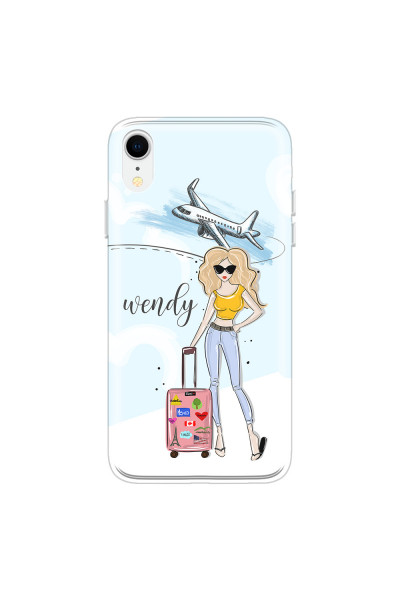 APPLE - iPhone XR - Soft Clear Case - Travelers Duo Blonde