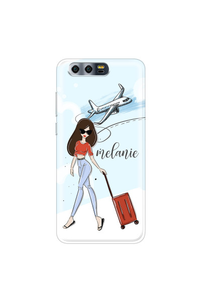 HONOR - Honor 9 - Soft Clear Case - Travelers Duo Brunette