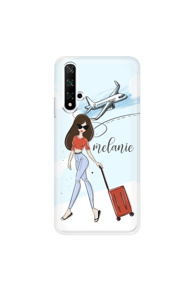 HONOR - Honor 20 - Soft Clear Case - Travelers Duo Brunette