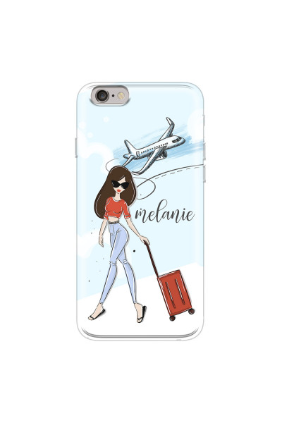 APPLE - iPhone 6S - Soft Clear Case - Travelers Duo Brunette