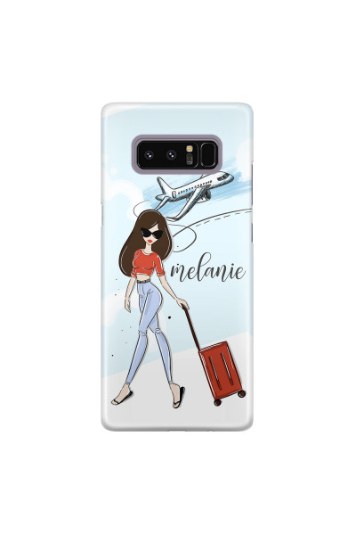 SAMSUNG - Galaxy Note 8 - 3D Snap Case - Travelers Duo Brunette