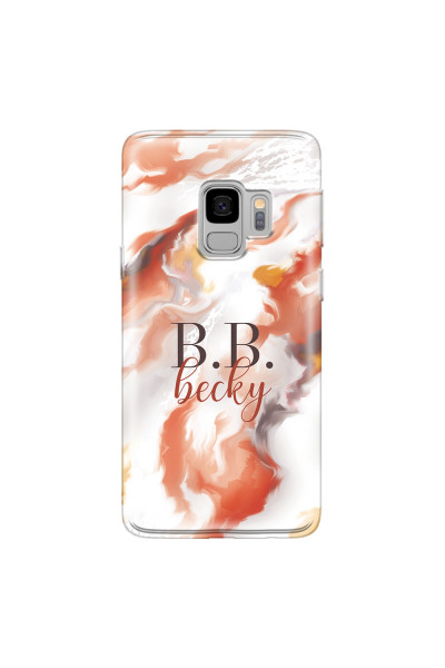 SAMSUNG - Galaxy S9 - Soft Clear Case - Streamflow Autumn Passion