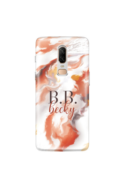 ONEPLUS - OnePlus 6 - Soft Clear Case - Streamflow Autumn Passion