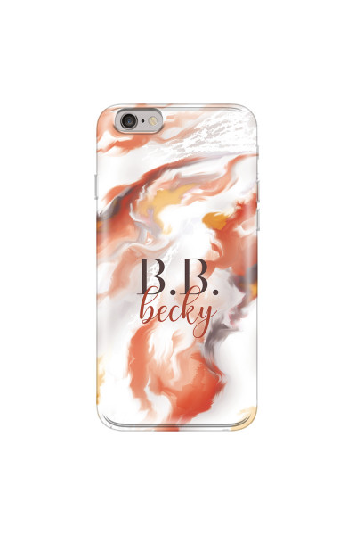 APPLE - iPhone 6S - Soft Clear Case - Streamflow Autumn Passion