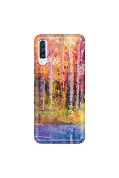 SAMSUNG - Galaxy A50 - Soft Clear Case - Autumn Silence