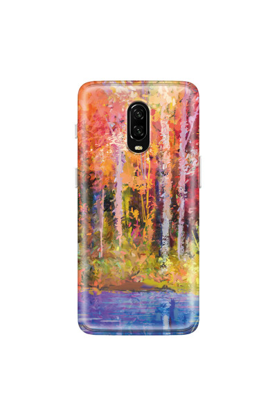 ONEPLUS - OnePlus 6T - Soft Clear Case - Autumn Silence