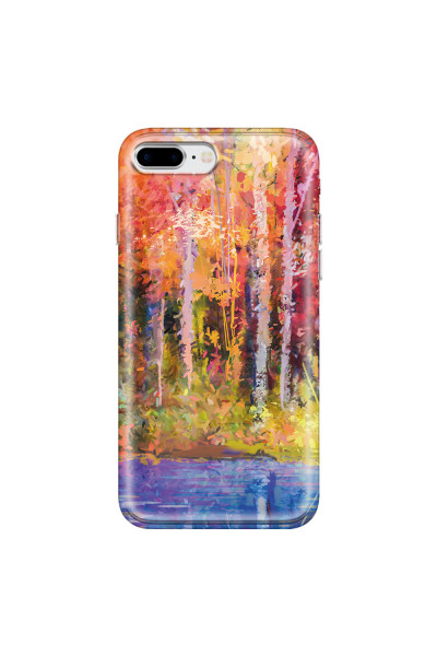 APPLE - iPhone 8 Plus - Soft Clear Case - Autumn Silence