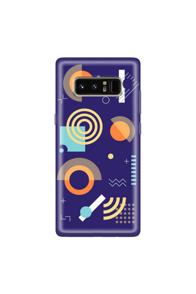 SAMSUNG - Galaxy Note 8 - Soft Clear Case - Retro Style Series I.