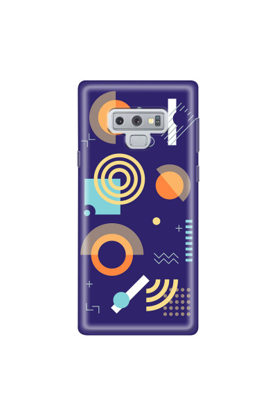 SAMSUNG - Galaxy Note 9 - Soft Clear Case - Retro Style Series I.