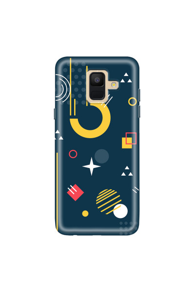 SAMSUNG - Galaxy A6 2018 - Soft Clear Case - Retro Style Series II.