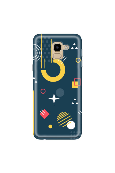 SAMSUNG - Galaxy J6 2018 - Soft Clear Case - Retro Style Series II.