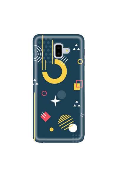 SAMSUNG - Galaxy J6 Plus 2018 - Soft Clear Case - Retro Style Series II.