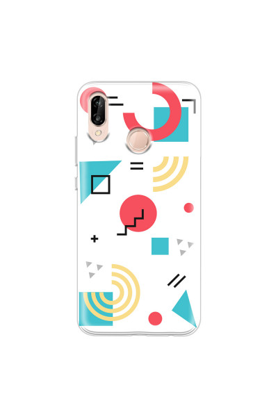 HUAWEI - P20 Lite - Soft Clear Case - Retro Style Series III.