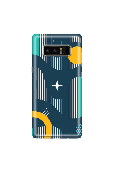 SAMSUNG - Galaxy Note 8 - Soft Clear Case - Retro Style Series IV.