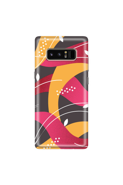 SAMSUNG - Galaxy Note 8 - Soft Clear Case - Retro Style Series V.