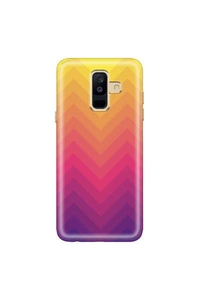 SAMSUNG - Galaxy A6 Plus 2018 - Soft Clear Case - Retro Style Series VII.