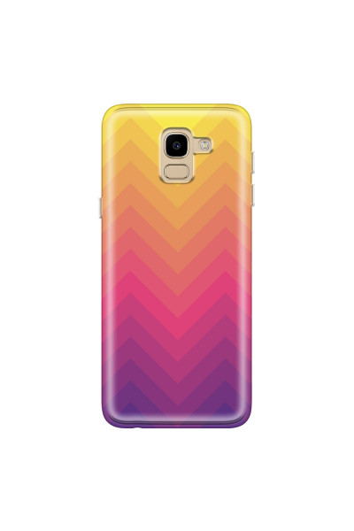 SAMSUNG - Galaxy J6 2018 - Soft Clear Case - Retro Style Series VII.