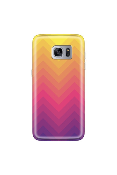 SAMSUNG - Galaxy S7 Edge - Soft Clear Case - Retro Style Series VII.