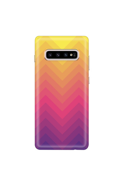 SAMSUNG - Galaxy S10 - Soft Clear Case - Retro Style Series VII.