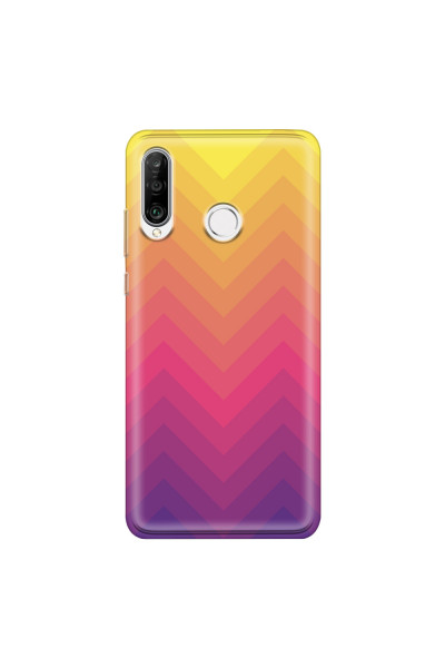 HUAWEI - P30 Lite - Soft Clear Case - Retro Style Series VII.