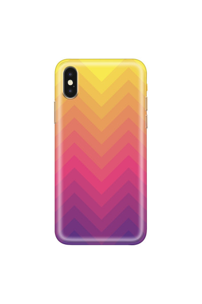 APPLE - iPhone XS - Soft Clear Case - Retro Style Series VII.