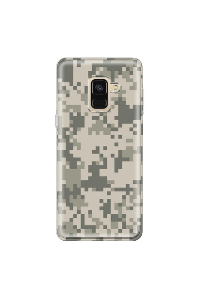 SAMSUNG - Galaxy A8 - Soft Clear Case - Digital Camouflage