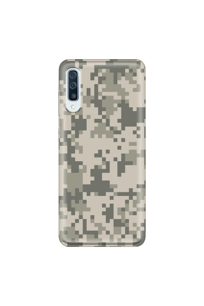 SAMSUNG - Galaxy A70 - Soft Clear Case - Digital Camouflage