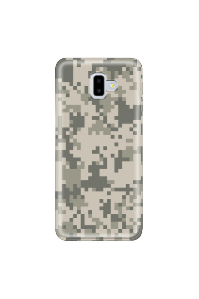 SAMSUNG - Galaxy J6 Plus 2018 - Soft Clear Case - Digital Camouflage