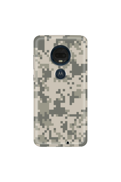 MOTOROLA by LENOVO - Moto G7 Plus - Soft Clear Case - Digital Camouflage