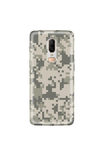 ONEPLUS - OnePlus 6 - Soft Clear Case - Digital Camouflage
