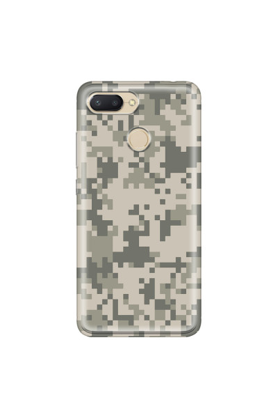 XIAOMI - Redmi 6 - Soft Clear Case - Digital Camouflage