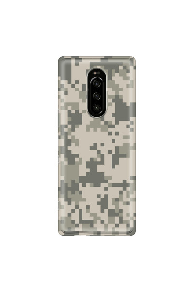 SONY - Sony 1 - Soft Clear Case - Digital Camouflage