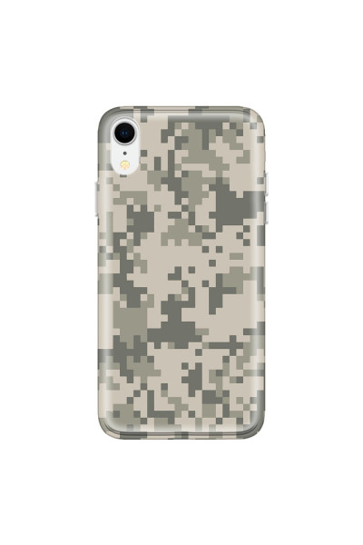 APPLE - iPhone XR - Soft Clear Case - Digital Camouflage