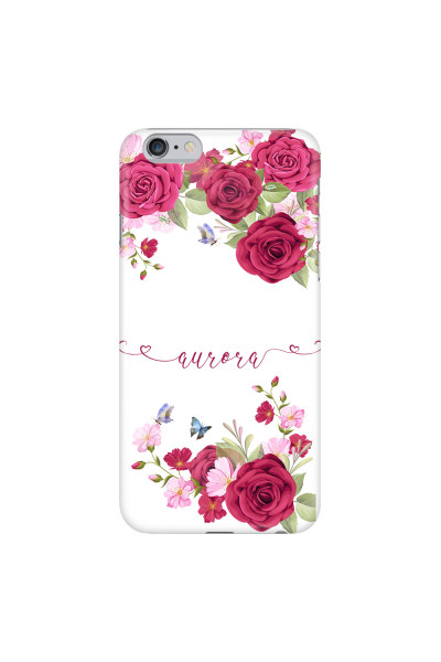 APPLE - iPhone 6S Plus - 3D Snap Case - Rose Garden with Monogram