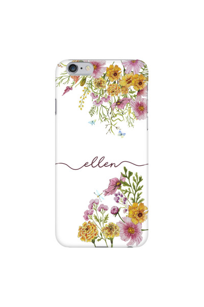 APPLE - iPhone 6S Plus - 3D Snap Case - Meadow Garden with Monogram
