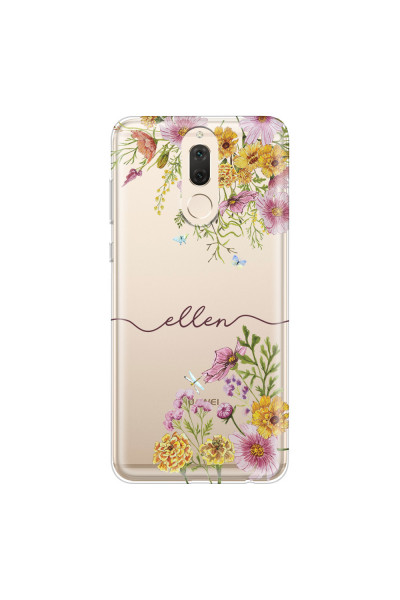 HUAWEI - Mate 10 lite - Soft Clear Case - Meadow Garden with Monogram