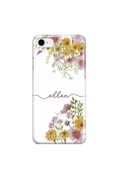 APPLE - iPhone 7 - 3D Snap Case - Meadow Garden with Monogram