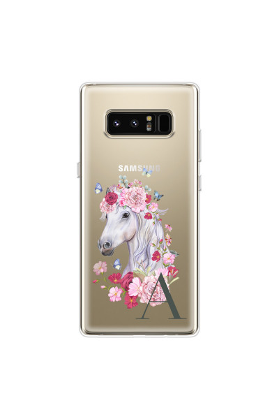 SAMSUNG - Galaxy Note 8 - Soft Clear Case - Magical Horse