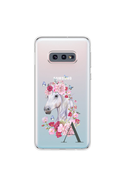 SAMSUNG - Galaxy S10e - Soft Clear Case - Magical Horse