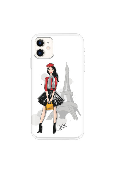 APPLE - iPhone 11 - Soft Clear Case - Paris With Love