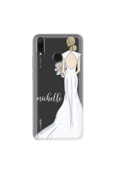 HUAWEI - Y9 2019 - Soft Clear Case - Bride To Be Blonde