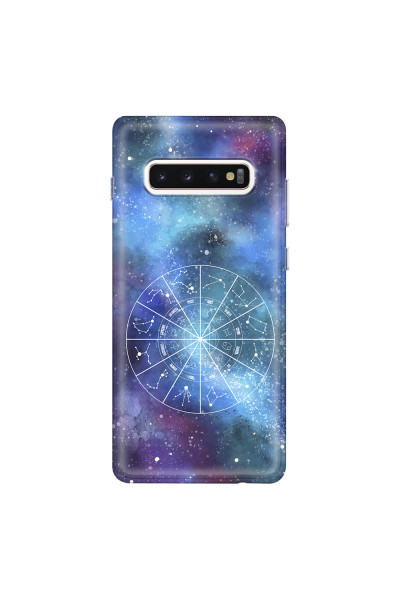 SAMSUNG - Galaxy S10 Plus - Soft Clear Case - Zodiac Constelations