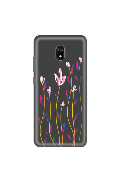XIAOMI - Redmi 8A - Soft Clear Case - Pink Tulips