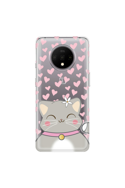 ONEPLUS - OnePlus 7T - Soft Clear Case - Kitty